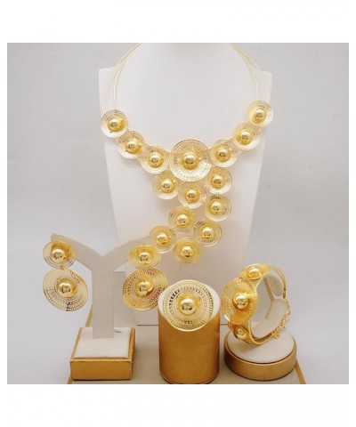 Dubai Jewelry Sets for African Women Earrings Long Big Chain Gold Plated Necklace Wedding Accessory Bridal Gift RC38 $31.80 J...