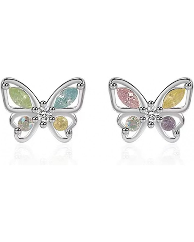 Butterfly Earrings Studs Cute Earrings Tiny Cartilage Stud Earrings Hypoallergenic Earrings 925 Sterling Silver Earrings for ...