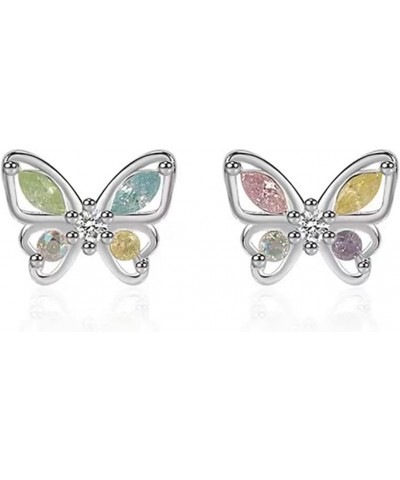 Butterfly Earrings Studs Cute Earrings Tiny Cartilage Stud Earrings Hypoallergenic Earrings 925 Sterling Silver Earrings for ...