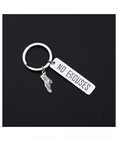 Runner Gift Cross Country Team Gift Sole Sister Gift No Excuses keychain Gift for Running Buddy No Excuses K $10.96 Bracelets