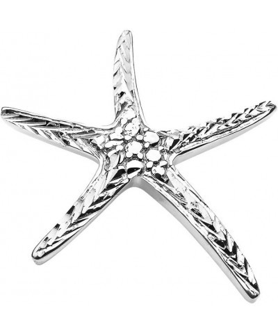 Starfish Pendant Necklace in Sterling Silver $15.59 Necklaces