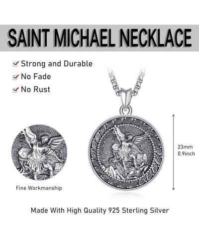 Saint Christopher/St Michael/Saint Patrick/Saint Raphael/Jesus/Cross Necklace for Men Christian Necklace Catholic Jewelry Gif...