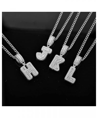 A-Z Alphabet Pendant 18k Gold or Platinum-Plated Monogram Pendant Monogram Jewelry Silver-K $21.41 Necklaces