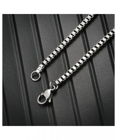 5 PCS Stainless Steel Necklace with gold and steel chain length 23.6 inches Steel color $10.39 Necklaces