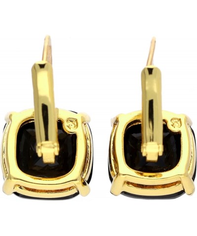 Small Square Leverbacks One Size Jet $25.44 Earrings