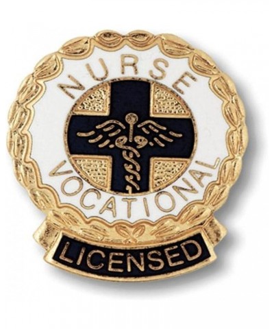 Emblem Pin, RN (Letters on Caduceus) Licensed Vocational Nurse Emblem Pin (Wreath Edge) 1 Count (Pack of 1) $7.00 Brooches & ...