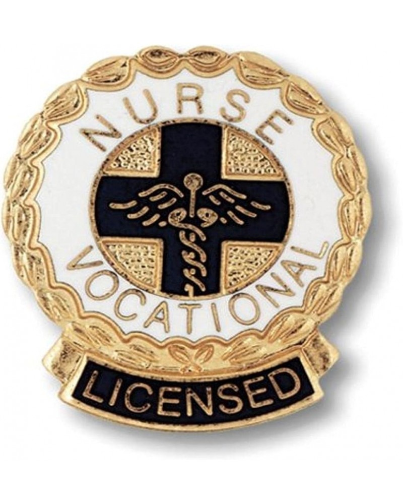 Emblem Pin, RN (Letters on Caduceus) Licensed Vocational Nurse Emblem Pin (Wreath Edge) 1 Count (Pack of 1) $7.00 Brooches & ...