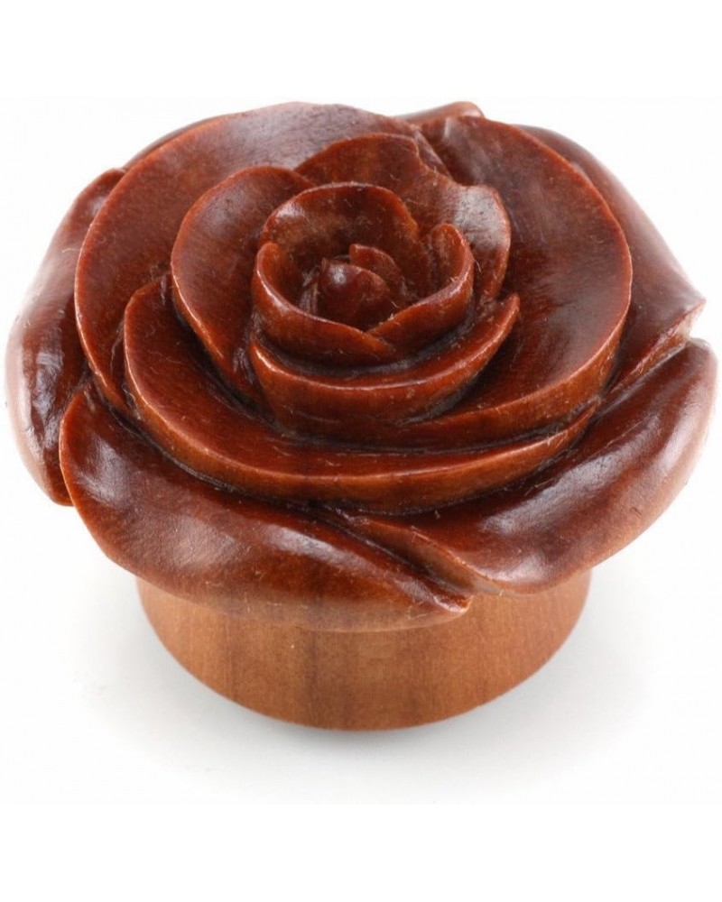 Chocolate Rose Smooth WildKlass Plugs (Sold as Pairs) 00g $14.81 Body Jewelry