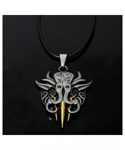 BG3 Baldur Merch Ghost Skull Head Keychain Necklace Pendant Crest Cosplay Props Game Accessories Gate Metal Badge Necklace $8...