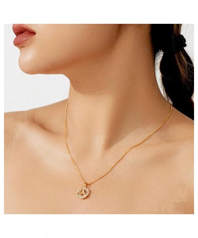 Gold Initial Necklaces for Women Girls Dainty Jewelry for Women 18k Plated Layered Letter Necklace H-Layered $8.39 Necklaces