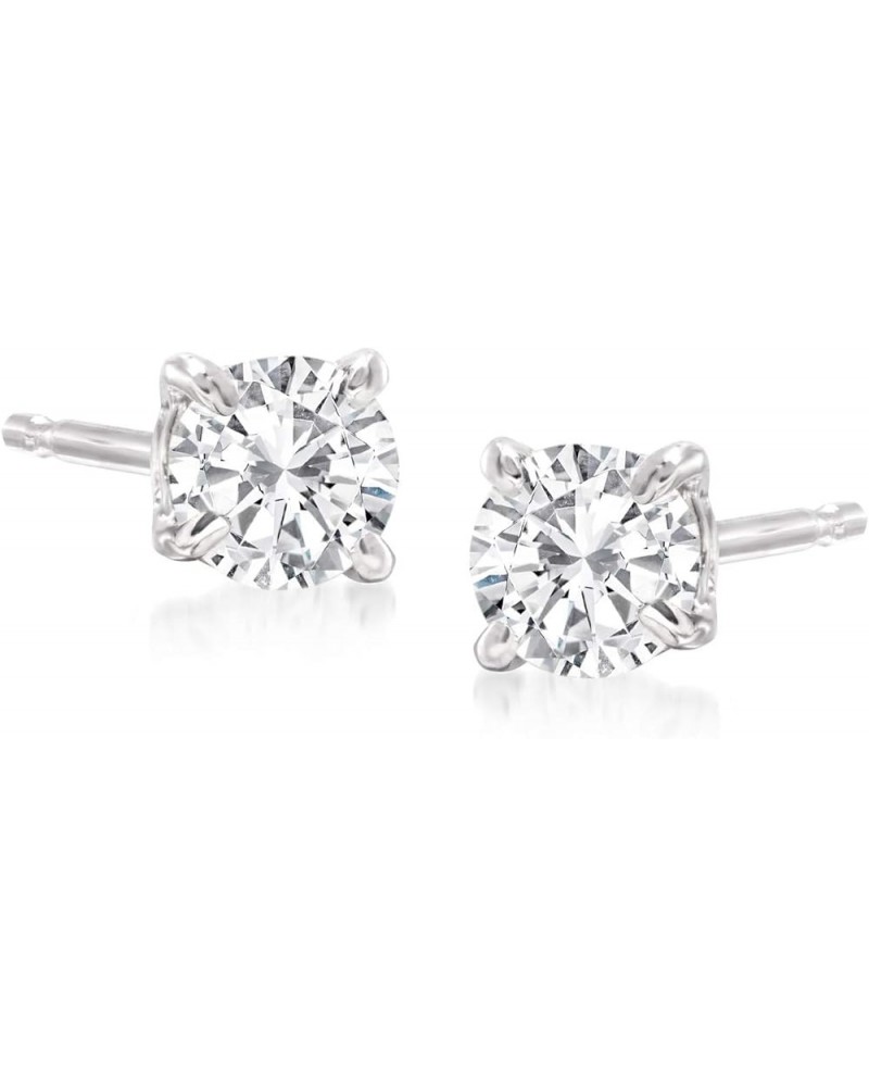 14k White Gold Diamond Stud Earrings I-J Color / I2-I3 Clarity .33 ct. t.w. Diamond Stud $148.68 Earrings