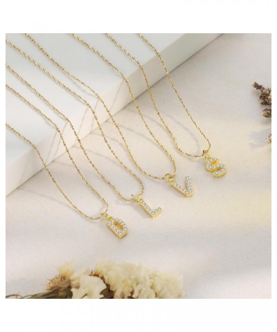 Gold Layered Initial Necklaces for Women-Dainty A-Z Letter Necklace-Gold Jewelry for Women-Gifts for Girlfriend L $8.79 Neckl...