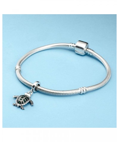 Mermaid Charms Original 925 Sterling Silver Charms Animal Charm Bracelets for Women European Snake Chain Bracelet Sea Turtle ...