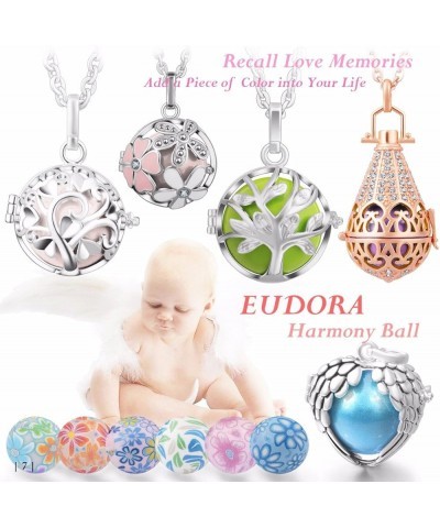 18mm/0.71 inch 36 Colors Inner Ball Harmony Bola Musical Angel Chime Caller Mexican Pregnancy Bell Seagreen $10.44 Necklaces