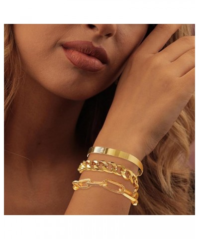 Gold Bracelets for Women Gold Bracelet Stack Pulseras para Mujer Indian Jewelry Sets for Women Gold Bangles for Women Bracele...