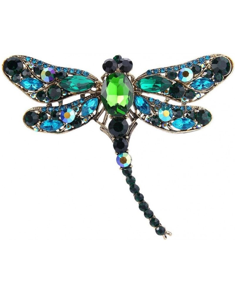 Rhinestone Brooch Pin Women Jewelry Wedding Bouquet Brooch ,blue,9.17.5cm Hole green $6.22 Brooches & Pins