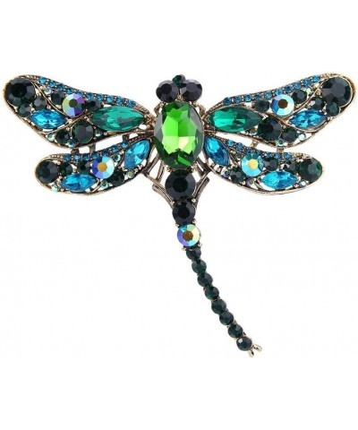 Rhinestone Brooch Pin Women Jewelry Wedding Bouquet Brooch ,blue,9.17.5cm Hole green $6.22 Brooches & Pins