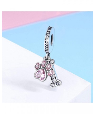 Love Heart Dangle Charm fit Charms Bracelet I Love You to the Moon and Back Charm Gifts for Mother Dog $7.79 Bracelets