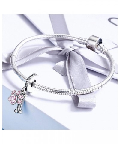 Love Heart Dangle Charm fit Charms Bracelet I Love You to the Moon and Back Charm Gifts for Mother Dog $7.79 Bracelets