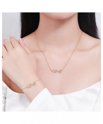 14K Gold Plated Astrology Necklace Bracelet for Women Jewelry Suit,12 Zodiac Horoscope Birth Star Sign Letter Astrology Const...