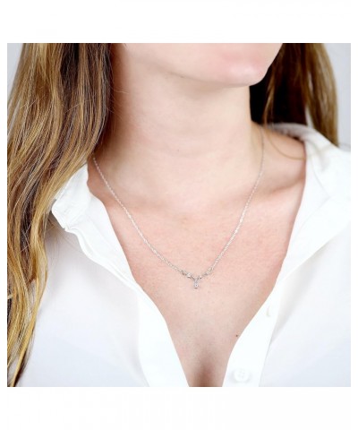 Silver Crystal Zodiac Necklace Constellation Jewelry Birthday Gift Sorority Sister Gift Capricorn $14.54 Necklaces