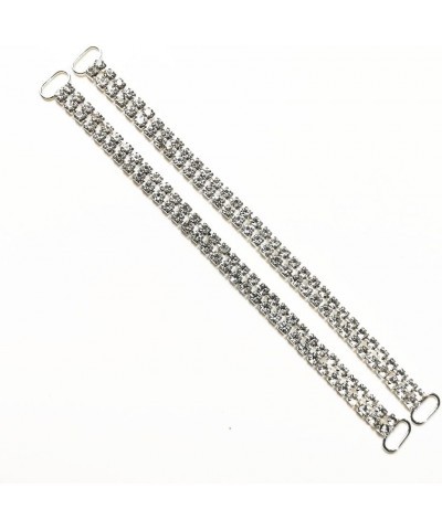 10pcs 2ROWS 16.5cm Big Crystal Rhinestone Bikini Connectors Buckle Metal Chain for Swimming Wear Bikini Decoration Decors (Bi...