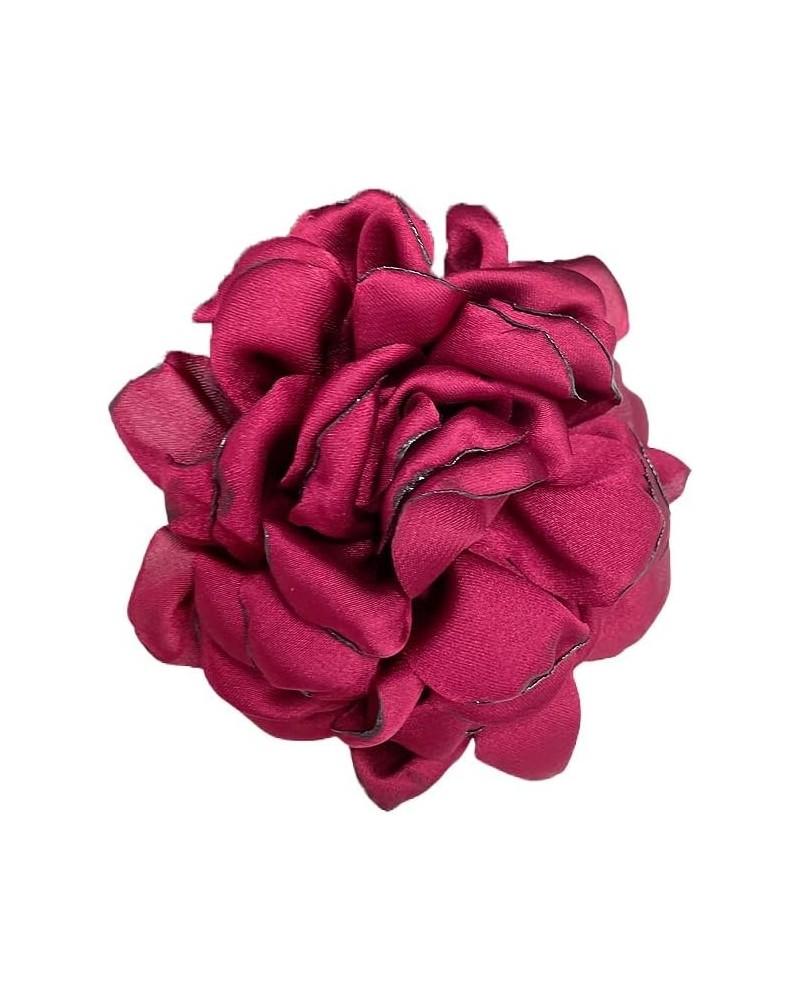 Dainty Peony Flower Brooches Pins Delicate Chiffon Rose Flower Brooch Classic for Wedding Party Dance Banquet for Women Ladie...