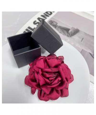 Dainty Peony Flower Brooches Pins Delicate Chiffon Rose Flower Brooch Classic for Wedding Party Dance Banquet for Women Ladie...