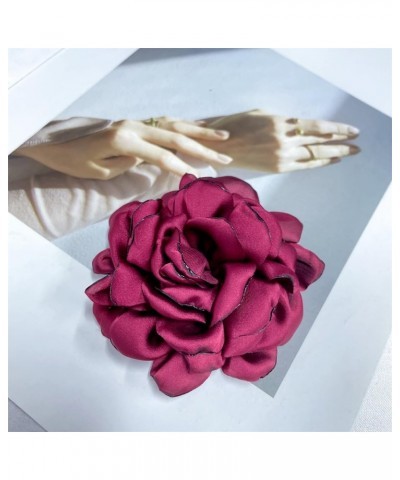 Dainty Peony Flower Brooches Pins Delicate Chiffon Rose Flower Brooch Classic for Wedding Party Dance Banquet for Women Ladie...