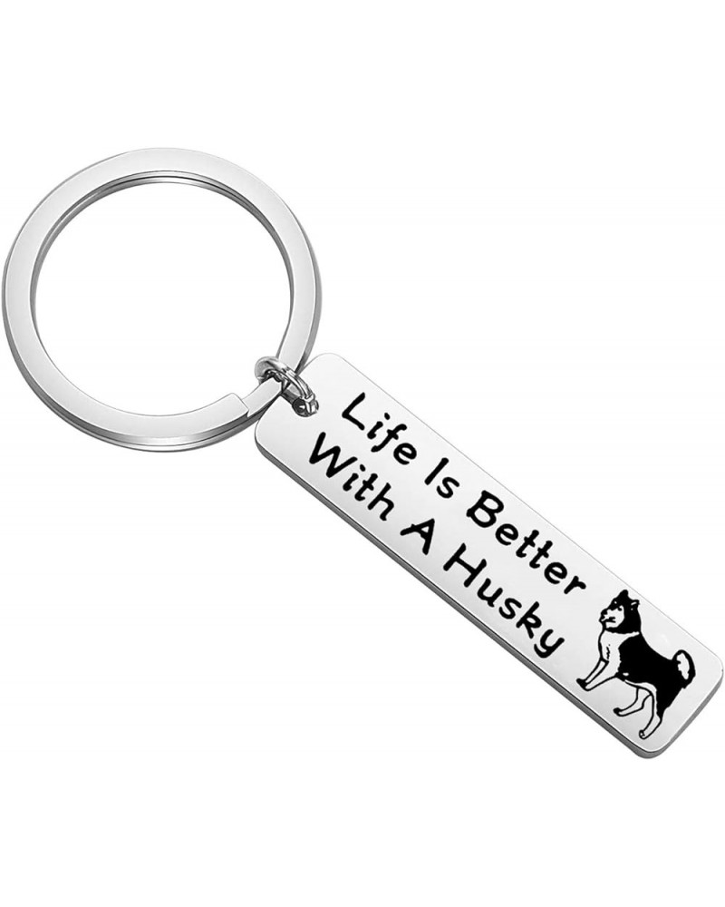 Dog Lover Gifts Life Is Better with A French/Bulldog/Pitbull/Dachshund/Beagle Keychain Dog Owner Gifts Husky $9.90 Pendants