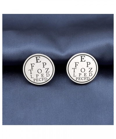 Optometrist Optician Eye Chart Earrings Eyechart Symbol Studs Earrings for Optician Eye Doctor Eye Chart Earrings $6.43 Earrings