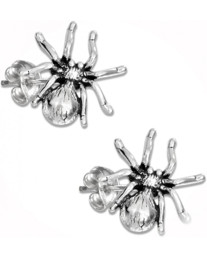 New Hairy Tarantula Spider 925 Sterling Silver Stud Post Earrings TRRII0992ISSSL $18.92 Earrings