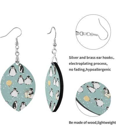 Custom Wooden Dangle Lightweight Drop/Leaf Earrings Copper Silver Earring Multi 24 $10.19 Earrings