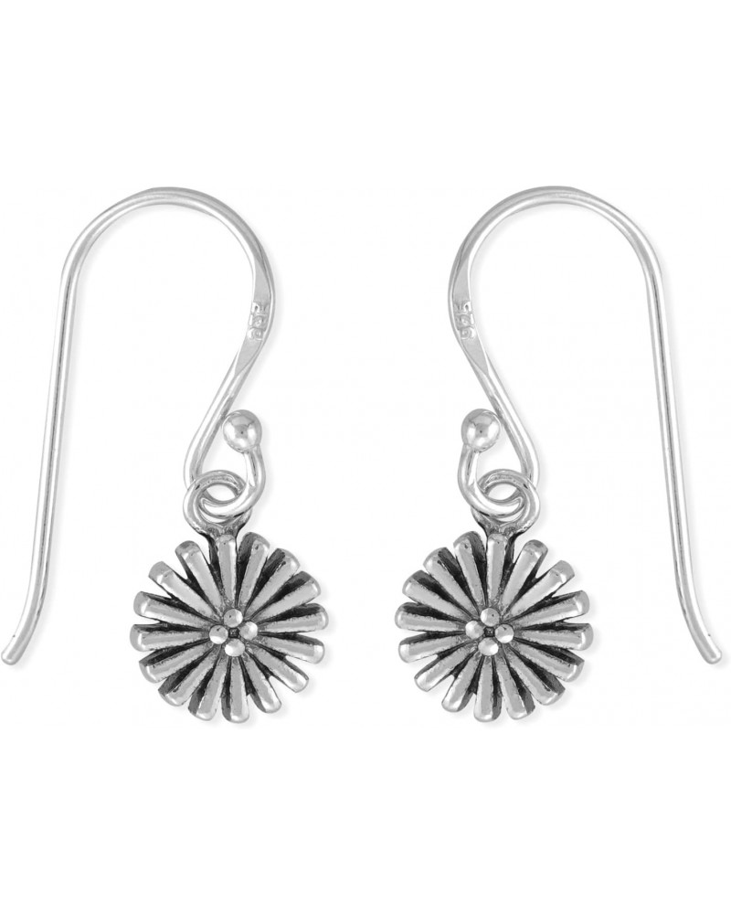 Jewelry Sterling Silver Flower Dangle Earrings $16.42 Earrings