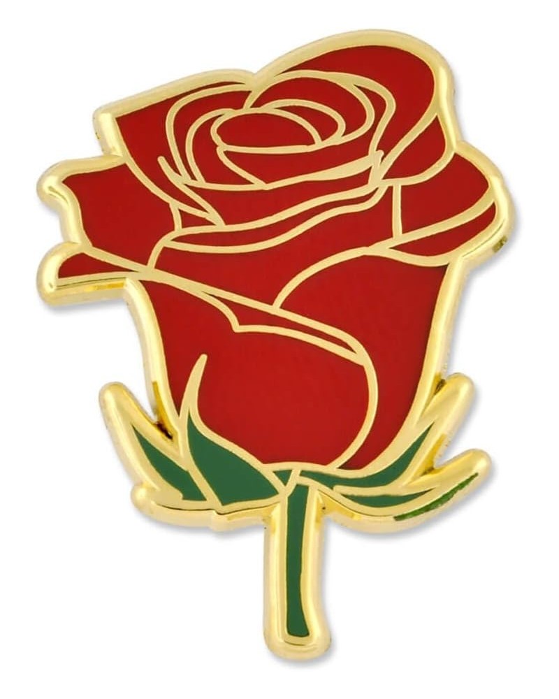 Flower Trendy Enamel Lapel Pin 5 Pack Red Rose $17.64 Others