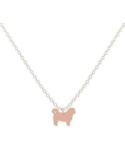 Sterling Silver 14k Gold/Rose Gold Necklace, Rottweiler, Great Dane, Pitbull, Border Collie, German Shepherd, Australian Shep...