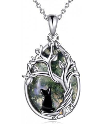 Tree of Life Necklace for Women 925 Sterling Silver Family Tree Pendant Jewelry Birthday Gifts Cat $26.00 Necklaces