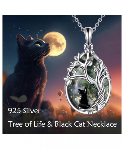 Tree of Life Necklace for Women 925 Sterling Silver Family Tree Pendant Jewelry Birthday Gifts Cat $26.00 Necklaces