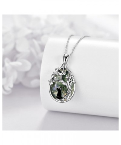 Tree of Life Necklace for Women 925 Sterling Silver Family Tree Pendant Jewelry Birthday Gifts Cat $26.00 Necklaces