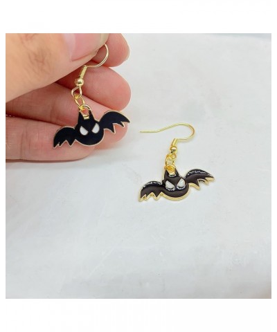 Halloween Earrings Cute Halloween Pumpkin Bat Earrings Halloween Costumes Earrings Jewelry for Women Teen Girls Bat $6.71 Ear...