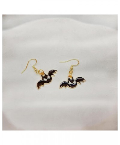 Halloween Earrings Cute Halloween Pumpkin Bat Earrings Halloween Costumes Earrings Jewelry for Women Teen Girls Bat $6.71 Ear...