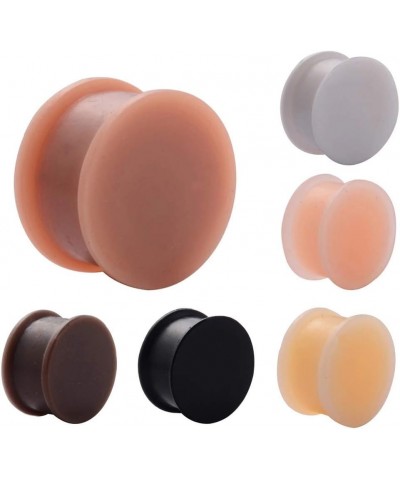 6Pairs Silicone Saddle Ear Stretching Large Gauge Ear Plugs Ear Gauges Supersize Ear Expander Piercings Ear Stretchers 3mm-50...