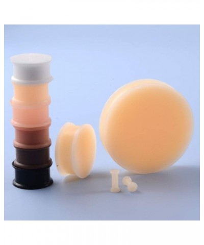 6Pairs Silicone Saddle Ear Stretching Large Gauge Ear Plugs Ear Gauges Supersize Ear Expander Piercings Ear Stretchers 3mm-50...