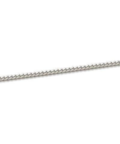 10k White Gold 4mm Solid Miami Cuban Link Chain Necklace with Secure Box Lock (Available 16" - 30") $520.35 Necklaces