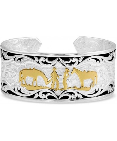 Women's Southwest Lifestyle Cuff Bracelet (Between Friends Silhouette) $42.75 Bracelets