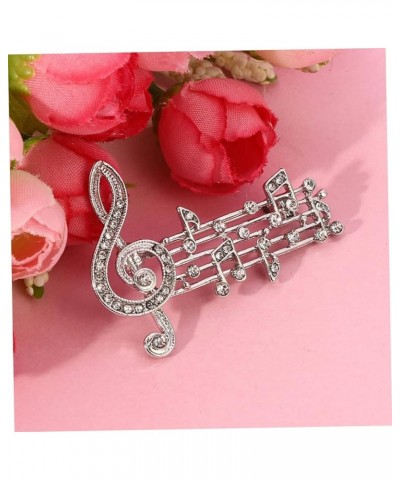 4 Pcs Musical Note Brooch Metal Trim Kid Gifts Guitar Gifts Womens Gift Childrens Gifts Lady Gifts Festival Brooches for Wome...