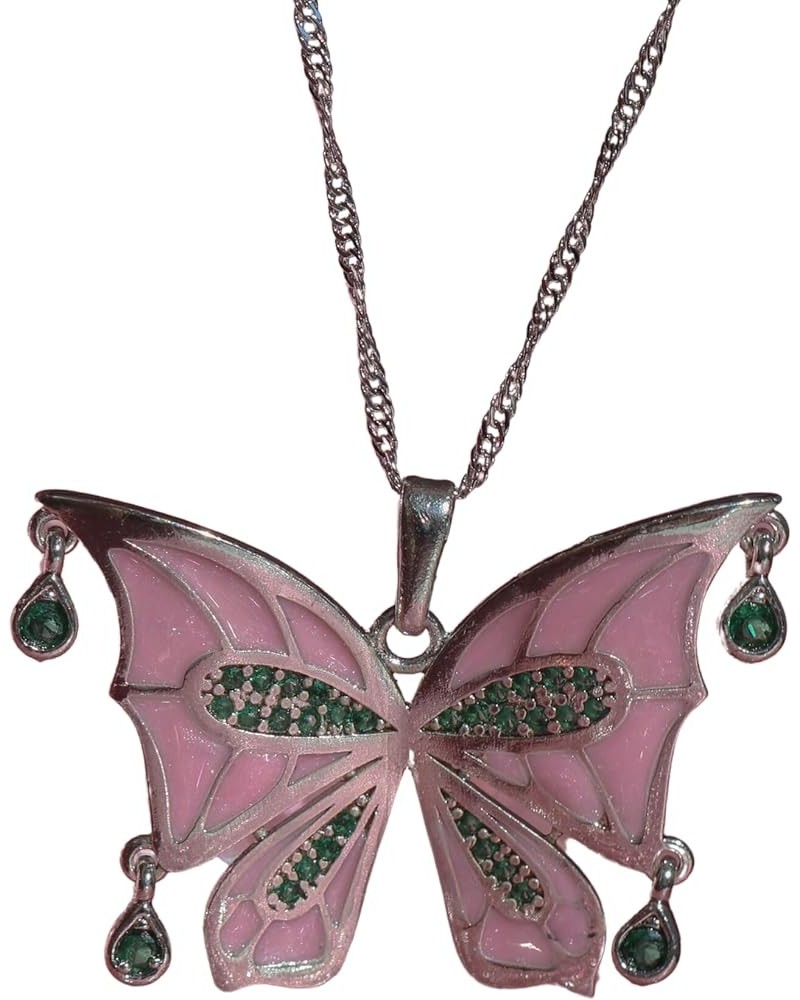 Winx Club® Flora Enchantix Wings Necklace Silver $24.51 Necklaces