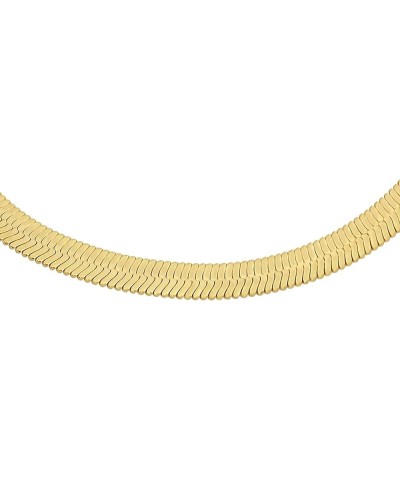 Womens Jewelry Herringbone Chain Anklet Gold One Size $8.84 Anklets