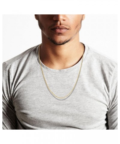 14K Gold Rope Chain Necklace for Men and Women (2mm Width, 16"-30" Length) - Cadenas de Oro Puro de 14K para Hombres y Mujere...