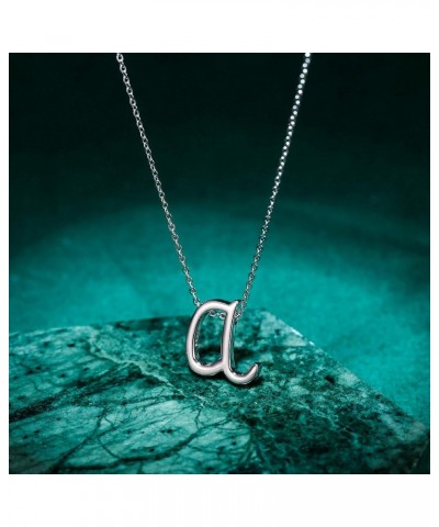 Dainty Layered Necklaces for Women Pendant Initial Necklace Chain Necklace Simple Adjustable for Women pendant A-silver $7.19...